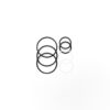 Spare O-rings for the ACUS M1 tattoo machine seen from top